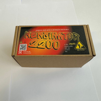 Аккумулятор KEKSINATOR LiPo 6S 2200 mAh 140C
