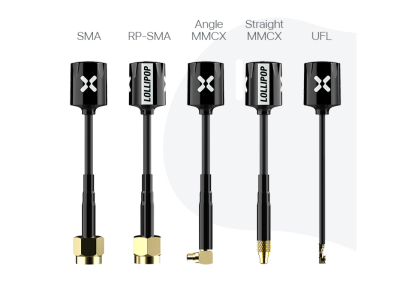 Foxeer 5.8G Micro Lollipop чёрная Straight MMCX