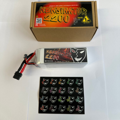 Аккумулятор KEKSINATOR LiPo 6S 2200 mAh 140C